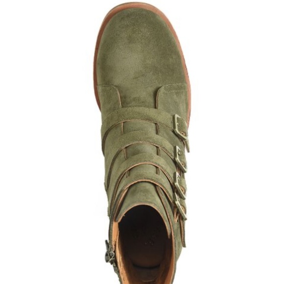 NWT Kork-Ease Green Dee Suede Ankle Boot - Picture 4 of 14